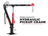 Hydraulic Crane 900kg Pickup Swivel Ute Truck Trailer Lift Hoist Winch Haul V379-PKUPCRNBOSET01