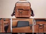 Men's retro crossbody Bag High quality with multiple compartments, practical and V1105-YABB-02