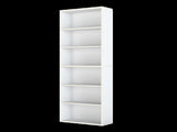 Levede 6 Tier Book Shelf Adjustable Shelves White CH1154-6-WH