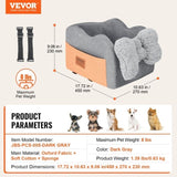 VEVOR Center Console Dog Car Seat Dog Booster Car Seat for Small Dog 3.6 kg V952-CWZGQCZYXSZKLZXT4V0