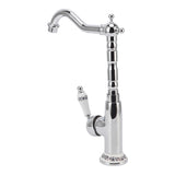 Bathroom Water Tap Retro European Style Brass Electroplating with Long Bend Hose Hot Cold Mixer V1294-YM0626-3112220094311