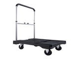 Foldable Push Cart Dolly, 149.69 kg Capacity, Folding Truck with Swivel Wheels, Moving V952-ZDPBC330LBSLTUW2Q001V0