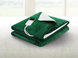 Giselle Electric Throw Rug Heated Blanket Double Sided Green EB-C-THROW-RUG-DS-GN