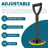 Stand Assist Mobility Aid, Height Adjustable Heavy Duty Metal Floor Standing Support Tool for V1189-LC-RY-00186