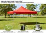 Wallaroo 3x3 PopUp Red Gazebo Marquee Outdoor Tent GAZ-POP-3X3-RD