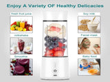 Blender - Mini Blender - Smoothie Maker - USB Rechargeable Mini Blender - Portable Blender for V1188-MS-313-0477