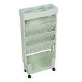 Removable Book Storage Rack 5 Tier Large Capacity Multifunctional Movable Storage Organizer Shelf V1294-YM0901-3116230010112