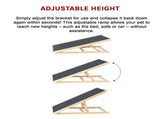 Foldable Dog Pet Ramp Adjustable Height Dogs Stairs for Bed Sofa Car 100cm V63-840351