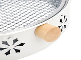 Portable Charcoal Barbecue Grill 12inch Round Dense Grill Multifunctional Portable Camping Grill V1294-YM0901-3111240078811