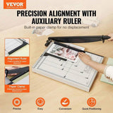 Paper, Guillotine Trimmer, 457 mm Cut Length, 20 Sheets Capacity, Heavy Duty Guillotine Paper V952-SDQZJZXQZJ184TBKTV0