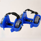 1 Pair Adjustable Heel Wheel Skates with Material, Stylish Roller Skate Accessories for Adults and V1192-AZ-W-21330