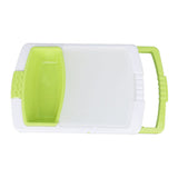 Over The Sink Cutting Board Multifunction Plastic Chopping Board Draining Basket with Container for V1294-YM0901-3118240228011