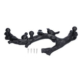 Decorative Hook Black Bird Branch Shape Three Dimensional Wall Mounted Home Decoration V1294-YM0523-3117210199712