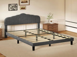 Levede Bed Frame Upholstered Platform Mattress Base Double BF1081-D-AU