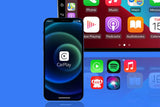 Wireless Adapter Auto Connect USB Dongle Compatible with Wired Carplay 2 in 1 Carplay V1263-JX-6370