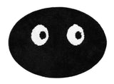 Round Rug Cute Black Face Rug Soft Flocking Carpet Skid Resistant Rug for Bedroom Bathroom Living V1294-YM0710-3117230206512