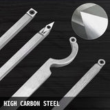 Wood Turning Tools for Lathe 4 PCS Set, Carbide Lathe Tools with Diamond Shape, Round, Square V952-MGCDMBSJT00000001V0