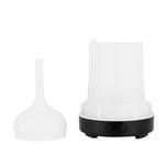 Devanti Aromatherapy Aroma Diffuser Essential Oil Humidifier LED Glass Marble DIFF-BL001-BK