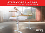 Powertrain 150cm Ballet Barre Freestanding Adjustable Height BAR-WDN-150