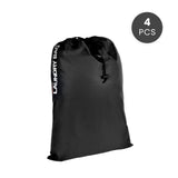 4 Pcs Travel Laundry Bag Drawstring Water Resistant Sports Gym Clothes Organiser - 4 V1181-FM0033X4