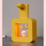Touchless Automatic Sensor Soap Dispenser Cartoon Pet Waterproof Smart Foam Soap Dispenser Yellow V1294-YM0716-3112220051013
