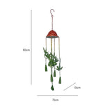 Hanging Birds Chime w Bell 13cm V637-74158BRD