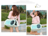 Yellow Colors Pet Carrier Backpack, Breathable Cat Carrier Backpack with Transparent Window, Airline V888-ELOSUNG10822