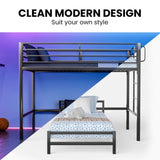 KINGSTON SLUMBER Single Loft Bed And Single Underbed, Multifunctional, Space Saving with Fixed V219-BEDSBBKSL7GA