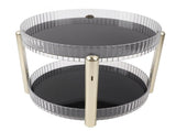Double Layer Rotating Makeup Organizer Multifunctional Rotating Cosmetic Shelf for Home Translucent V1294-YM0706-3118230172411