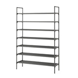 Extra Large Stackable Shoe Rack, Heavy Duty Steel Pipe Storage Organizer Holds 36 Pairs, for V1192-AZ-W-30054