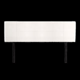 PU Leather King Bed Headboard Bedhead - White V63-768175