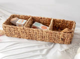 1X Storage Basket Natural Woven Water Hyacinth Bathroom Toliet Roll Holder Storage Organizer Basket V1369-AZ3-W-17634