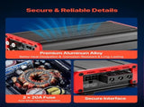 Car Audio Amplifier, 4-Channel Bridgeable Car Amplifier, Multichannel Class D Stereo Amp, Max. 4 x V952-4TDDL4X200WRNVNK2001V9