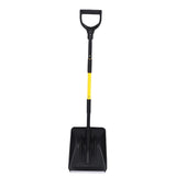 Snow Shovel Heavy Duty Snow Removal Winter Tool with D Grip Handle Aluminum Strip for Driveway Home V1294-YM0901-3111250126711