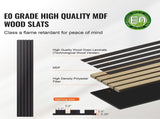 Wood Slat Acoustic Panels, 7.9 x 94.5 inch, MDF Accent Wooden Wall Panels for Modern Interior Wall V952-FHXWBTQBHXMLTGWBMV0