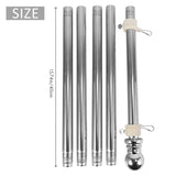 Flagpole, Stainless Steel Flagpole, Anti-Rust V1192-AZ-W-28779