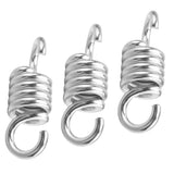 3Pcs Plated Silver Metal Swing Spring Kit Heavy Duty Hammock Chair Hanging Accessories V1369-AZ3-W-20707