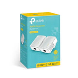 TP-Link TL-PA411 KIT AV600 Nano Powerline Adapter Starter Kit HomePlug AV 1x100Mbps LAN 300m Range V1202-V2-NWTL-PA411-KIT