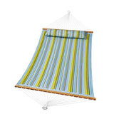 Double Quilted Fabric, 12 FT Double with Hardwood Spreader Bars, 2 Person Quilted V952-HFDCBDZJYZXT01Q05V0