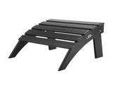Adirondack Ottoman, 47.5L x 50W x 33H cm HDPE Plastic Folding Adirondack Ottoman, Weather-Resistant V952-KZDADLDKTTBPJARZTV0
