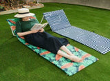 Lazy Dayz Fold Up Beach Lounger - Mossman V915-LD0121-MO