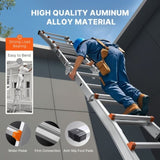 VEVOR Telescoping Ladder A Frame 9.5 FT Extension Multi-Function for Homework V952-DGNAZXYST29M2Y4UWV0