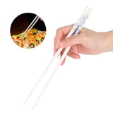10 Pairs European Style Ceramic Chopsticks Set with Wood Box Tableware Art Craft GiftOrchid Pattern V1294-YM0901-3118200103815