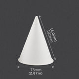 200Pcs Eco-Friendly Small Paper Cups Wax-Free Disposable Dispenser Cups for Shaved Ice, Water V1192-AZ-W-24047