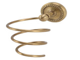 Hair Dryer Holder Antique Brass Hair Care Tools Holder Wall Mount Bronze Finished Spiral Hair Dryer V1294-YM0626-3112220089711