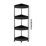 Corner Caddy Standing, Rustproof Plastic Caddy, Floor Corner Shelf, Corner Stand V1369-AZ3-W-09636