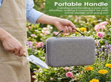 40 Slot Seed Storage Organizer with Glass Vial Portable Seed Container Case for Flower Vegetable and V1366-AZ2-W-15153