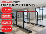 Powertrain Height-Adjustable Dip Bars Pair Load Capacity 200kg Separated Type DIP-RCK-IPR-006
