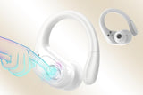 Wireless Bluetooth 5.4 Headphone Over Ear Bud IPX5 Waterproof Earphone for Sport Running - White V1263-JX-6260-3
