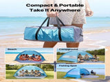 Beach Tent Sun Shelter for 6 Person, UPF 50 Protection, Portable Sun Shade Canopy with Carrying Bag V952-BXSHTZPDBJC6IOET9001V0
